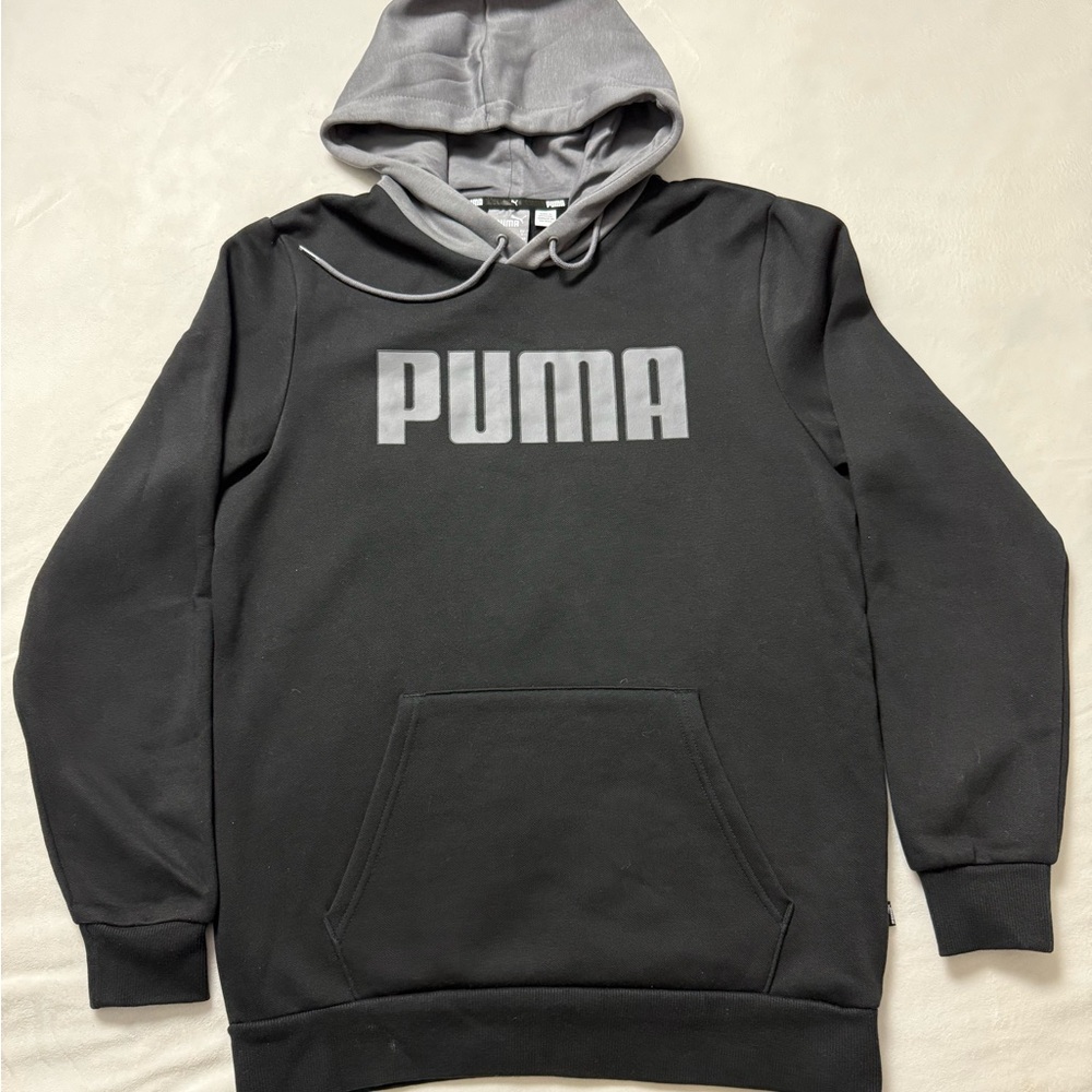 Puma Black and Gray Hoodie